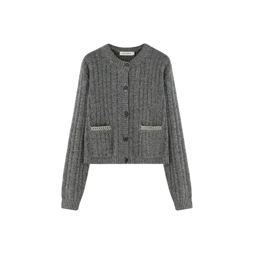 SOON FLOWER Асфальт Серый Женский Свитер