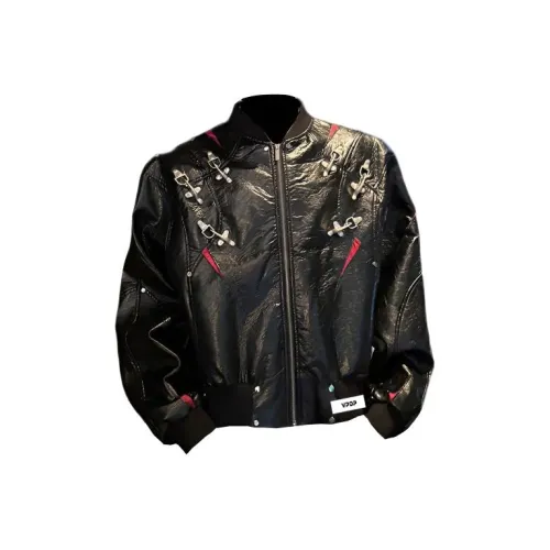 VPDP Черный Унисекс Кожаные куртки