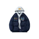 Темно-синий [Серый стиль шляпы, многослойность эстетика]