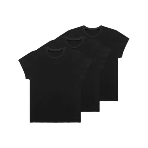 YEEZY Fw25 3 Pack Черный Унисекс T-рубашки