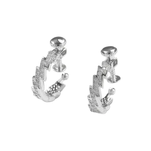 KING OF BLING Сплав Нижняя заколка Серьги On Unisex