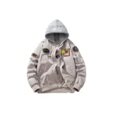 Бежевый, с капюшоном, одиночный