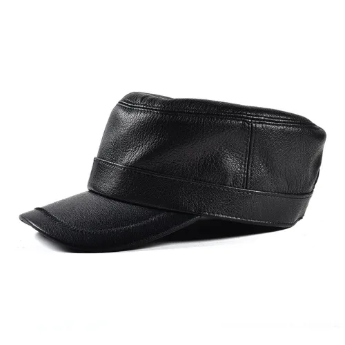 MH Овчина Цилиндрическая Шляпа Мужская