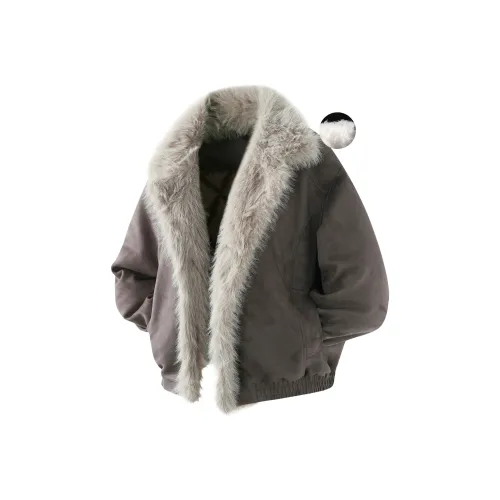 MARK WAFFLE Бархат Feel Пальто Унисекс