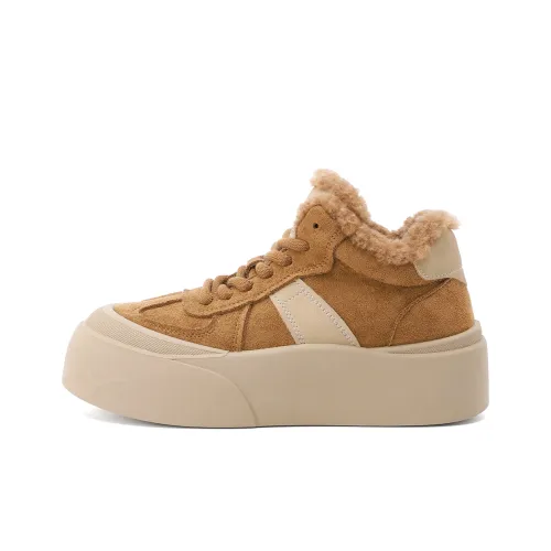 La Chapelle Амортизация Устойчивость к истиранию Противоскользящие Высокие Кроссовки для скейтбординга Женские