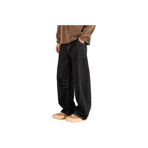 ZOTRANS Черные Унисекс Джинсы