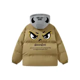 Хаки серый капюшон