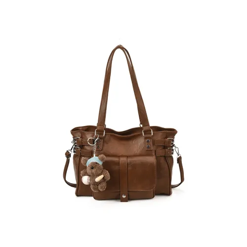 GUANJUNXIAOXIONG ПУ (полиуретан) Сумка через плечо Женская Коричневый Кофейный Черный