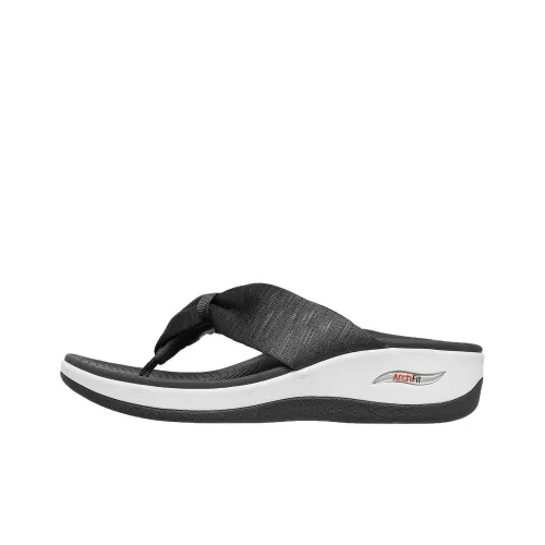 Skechers Arch Fit Slip-Resistant Шлепанцы Женские Черные