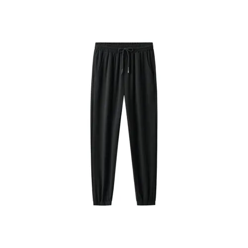 HEISU Black Pants Unisex Casual Pants