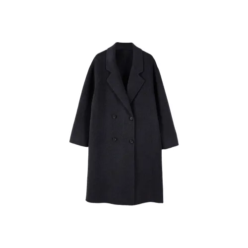 SIBAISHE Темно-серый Женский Пальто