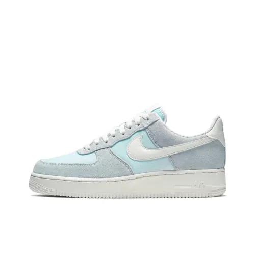 Nike Air Force 1 Low Топ Скейтборд Кроссовки Унисекс Призрачный Светло-Синий