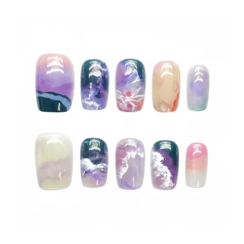 Suiyiie Полуручная Искусственная Погон Короткий ЛАДДЕР Ультра Короткий ЛАДДЕР Dunhuang Flying Небесный Градиент