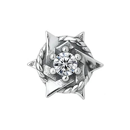 HAZYOU S925 Серебряные Серьги-гвоздики из стерлингового серебра Мужские