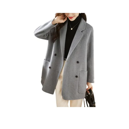 Mo Han Yi Mei Куртка Женская Серого цвета