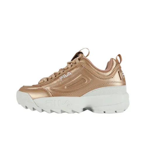 FILA DISRUPTOR II PREMIUM Повседневная обувь Женская Золотая