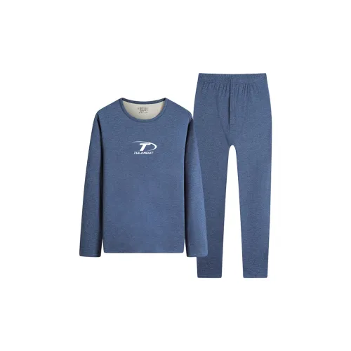 TULANDUO Джинсовый синий Мужской Термокомплекты