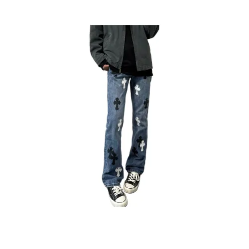 PISYPOX Blue Unisex Jeans PISYPOX Синий Унисекс Джинсы