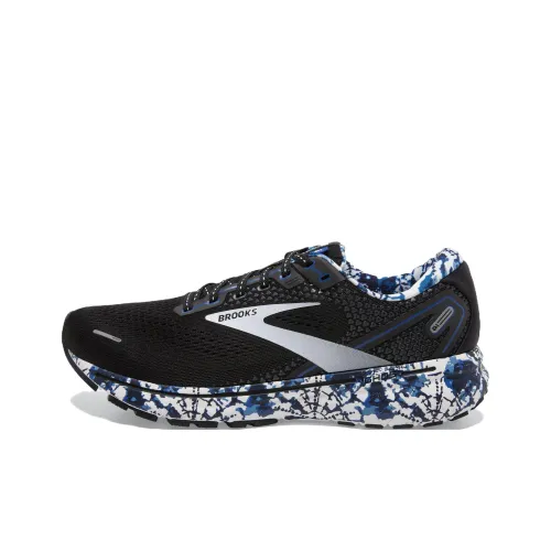 Brooks Ghost 14 Износостойкий и Легкий Низкий Топ Беговые кроссовки Мужские Черные