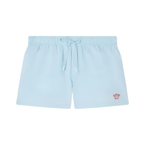 VERSACE Пляжные шорты Мужские Синие