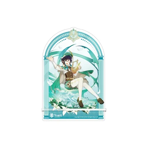 Иллюстрация персонажа GenShin коллекция мерча по интеллектуальной собственности