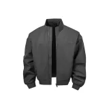 Темно-серый, утепленный