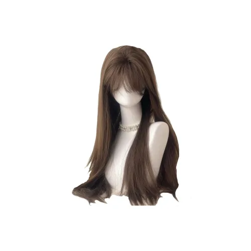 Gentle Welcome Кокосовое молоко Перука Сладкий стиль Молочно-чайный Легкий обрезок Полная перука