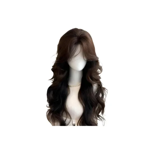 Gentle Welcome Мягкий Корейский стиль Большой Кудрявый Синтетические Волосы Модный Повседневный Высокий Уровень Парная Перука Женская Полная Перука