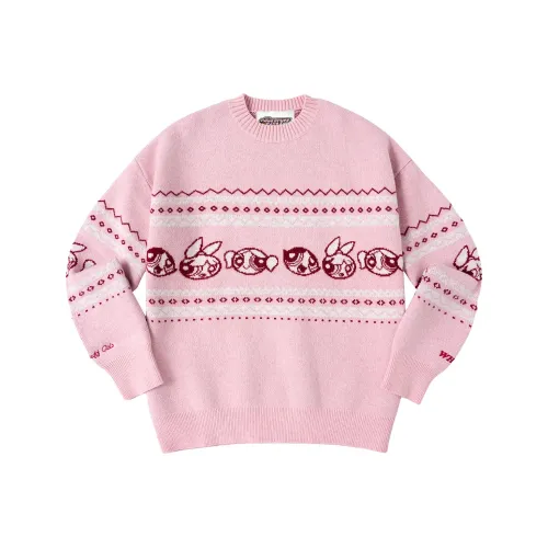 WHOOSIS × The Powerpuff Girls Коллаборационная коллекция Унисекс Трикотаж