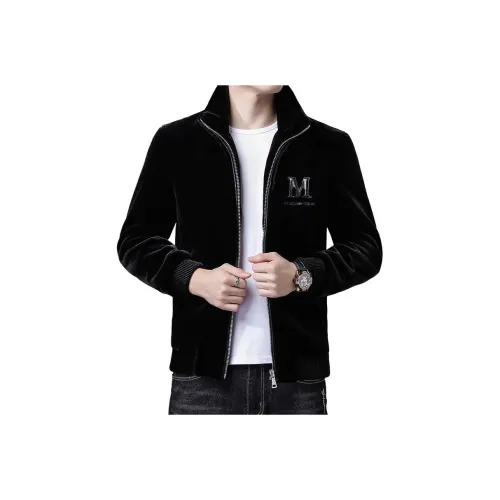 27DESHENGHUO Кожаная куртка мужская