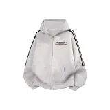 3-Stripes White Gray Thin [Премиум]