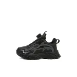 Верх из черной кожи