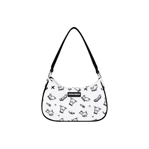 Zgo Карандаш SHIN Chan Коллаборация Полиэстер Сумка на плечо Стандартная Женская Белая