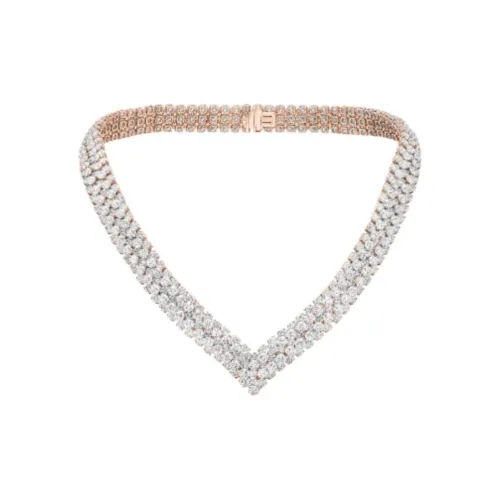 Van Cleef Arpels 18К Розовое Золото Ожерелье Унисекс Золото