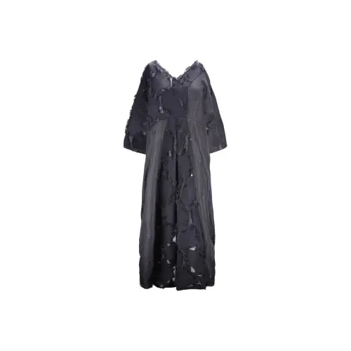 By Cookie H Lina Сиреневый Длинный Платье с Длинными Рукавами Женское