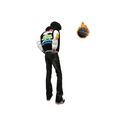 BOOM SOLO Бейсбольная куртка Унисекс