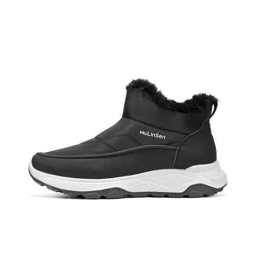 Mulinsen Slip On Сноубутсы Термостойкие Высокие Утеплённые Ботинки Мужские