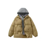 Хаки серый капюшон