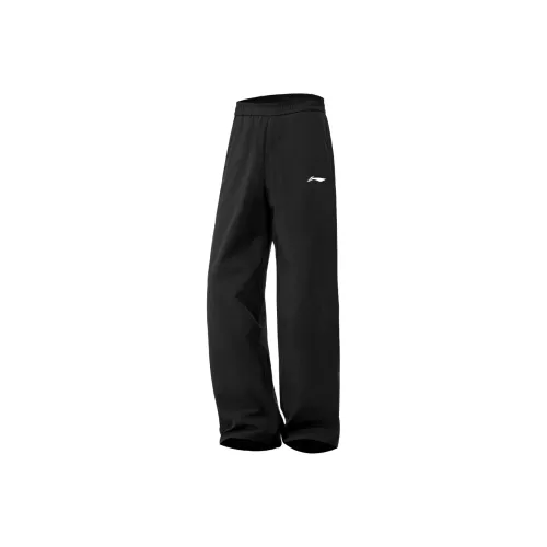 Лайнер Черный Внутренний Брушированный Унисекс Повседневные Штаны