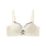 Молоко Белый [Сборка / Украшение сборкой Стиль, Тонкий на верху, Толстый на низе 1,2 см]