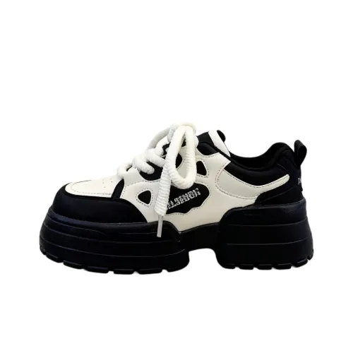 PARK DANCE Устойчивая к истиранию Увеличивающая высоту Низкая Повседневная Обувь Женская