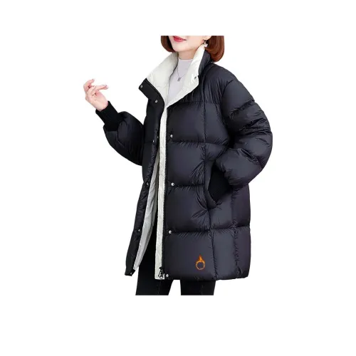 MOUSIDEYOUHUO Воротник-стойка Пуховик Женские