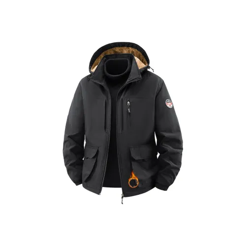 EMINU С капюшоном хлопковый пуховик мужской