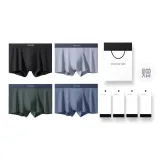 [4-Штуки Подарочная Коробка Набор] Черный + Серый Синий + Серо-Синий + Яшма