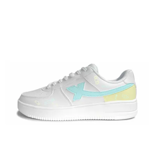 XTEP Air Force One Износостойкие и Легкие Низкие Кроссовки для Скейтбординга Женские