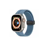 Премиум-синий (Жидкость силиконовая и металлическая пряжка из нержавеющей стали)