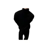 Черный с флисовой подкладкой