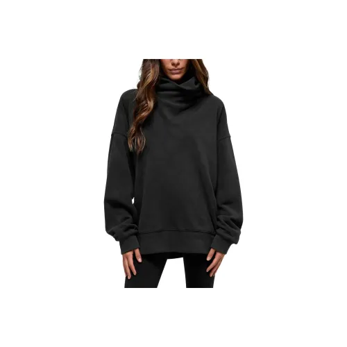 Alo Yoga Polar Fleece Hazy Pullover Sweatshirt Women's