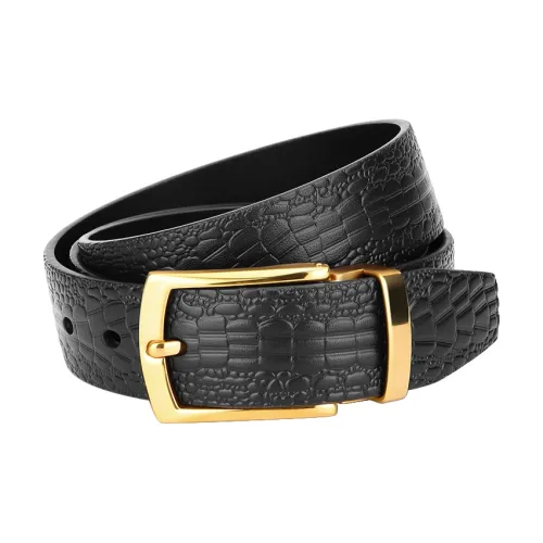 NIUDANGJIA Ремни из лощеной коровьей кожи Мужской 3,4CM