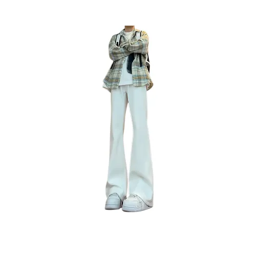 CORNILOT Белый с флисовой подкладкой унисекс джинсы